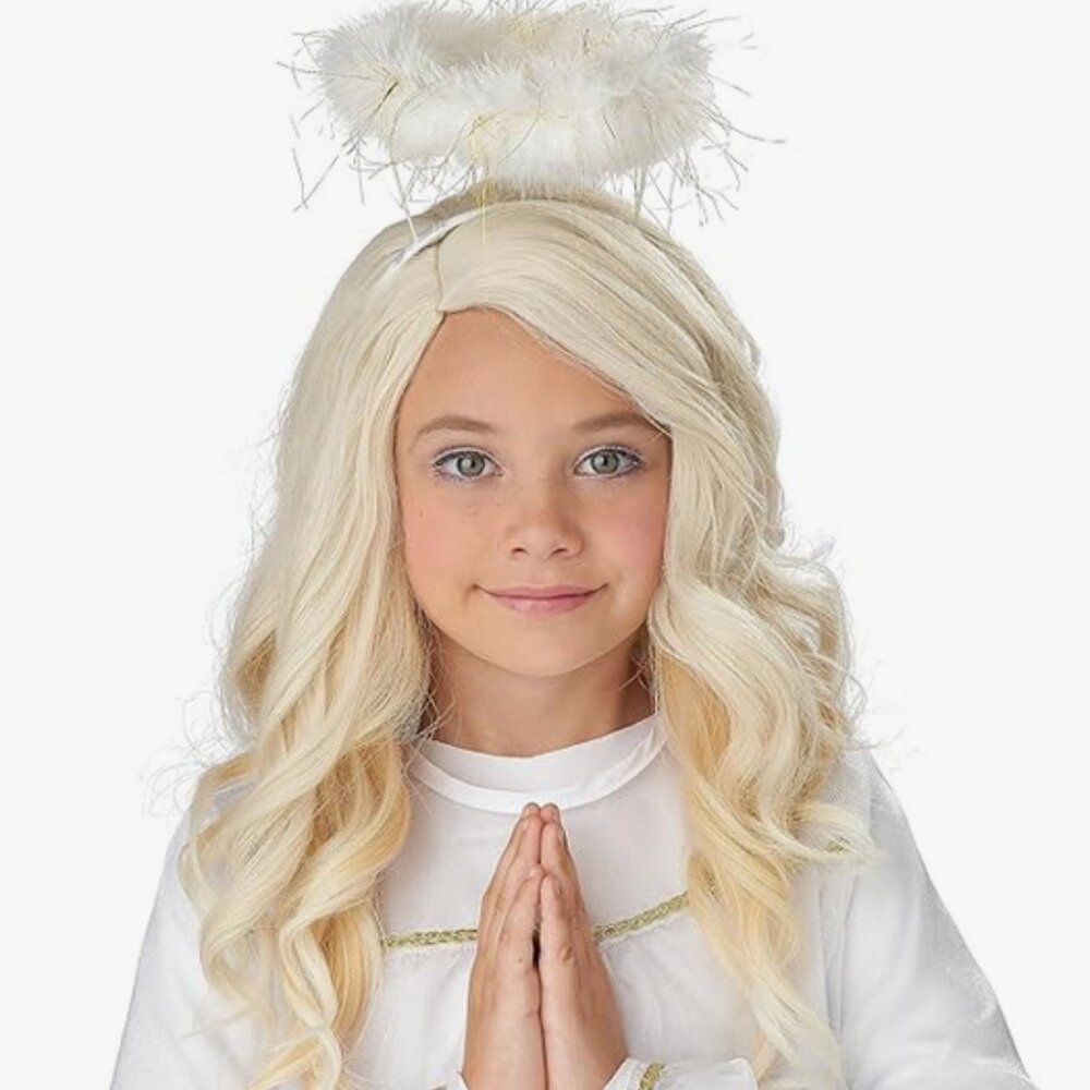 Kids Golden Angel Wig
